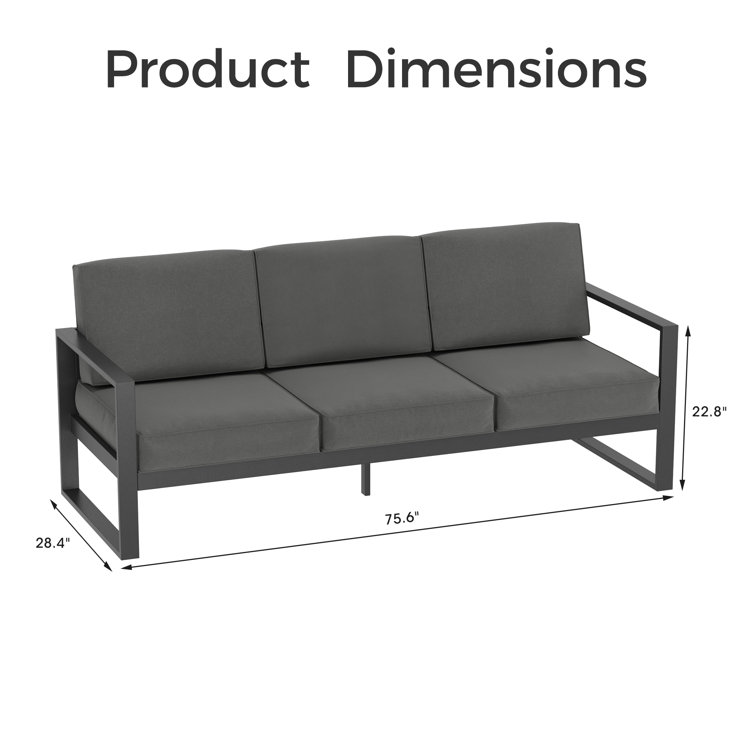 Garden sofa online aluminium